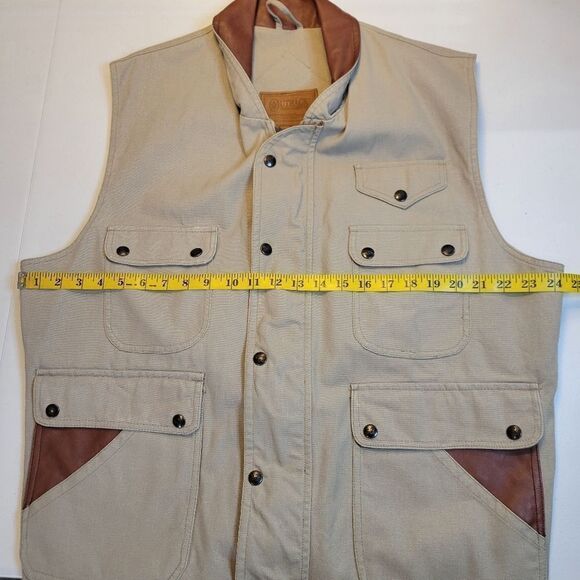 Outback Trading Company Shearer S Utility Vest Men's Large Canvas Vintage - Picture 13 of 16